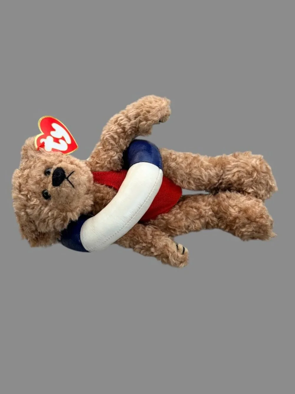 VTG Ty Attic Treasures Allura Teddy Bear Lifesaver Plush w/ Tag Nautical Retired
